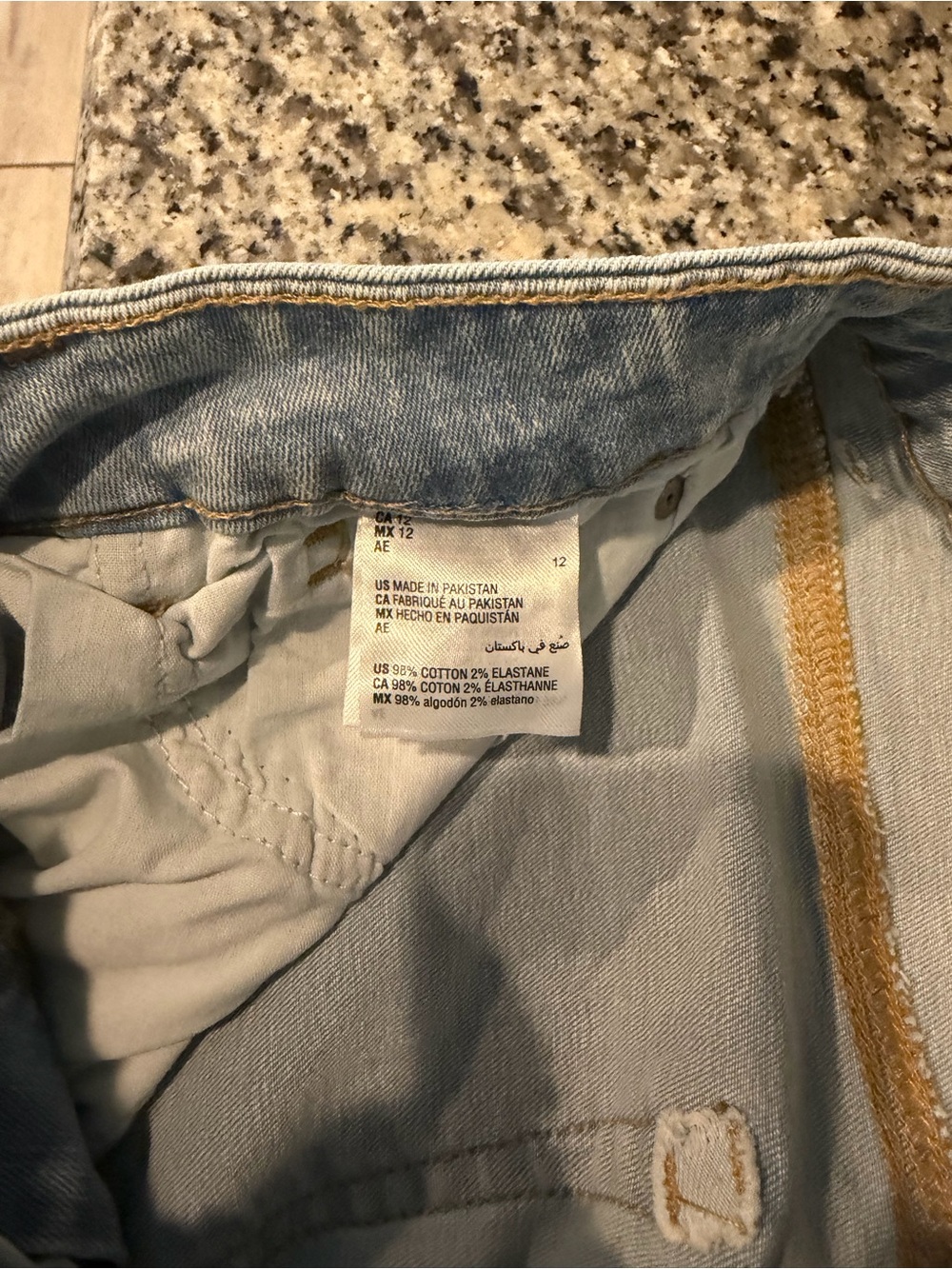INC International Concepts Light Blue Denim Roll-Hem Shorts - Picture 8 of 8